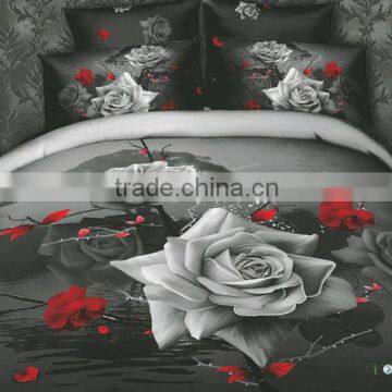 Eropean Style 3D ROSE Bedding sets, 3D Cotton Comforter Set