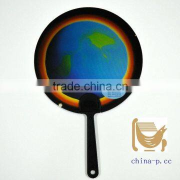 unique 3d/flips promotional gift plastic lenticular hand fan