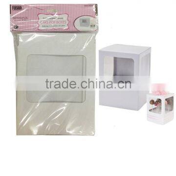 High Quality Custom Folding Paper cake-pop Box With Window                        
                                                Quality Choice