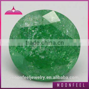 loose round ice zircon stone for jewlery making