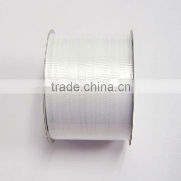 White Metallic Wrapping Ribbon, Single Color Ribbon for Easter/Decorative christmas tape, 16mm grosgrain ribbon,plastic ribbon t