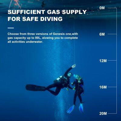 WOLAH 7m 9m Mini Scubaa Tank Compressor Recreational Diving Compressor System photo-2