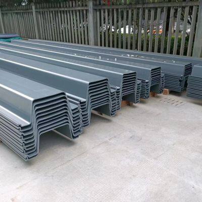 Plastic Sheet Pile U Type Seawall Retaining Wall PVC Sheet Pile Vinyl Sheet Piling for Water Control Solution photo-3