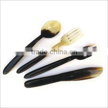 High quality best selling natural carved buffalo horn spoon from vietnam