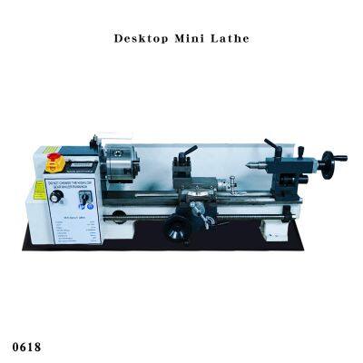 Mini Desktop Metal Lathe, Compact Benchtop Lathe Machine for Home DIY, Hobby, Model Making, Precision Turning & Drilling, Variable Speed