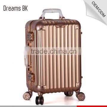 CE Approved Professional Aluminum Magnesium Case Rose Gold Trolley Case photo-3
