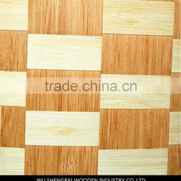 engineered woven bamboo face wood veneer for longboard skateboards