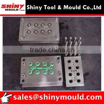 6 cavities PPR pipe fitting mould