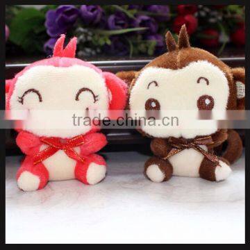 plush animal toy monkey soft toy keychian