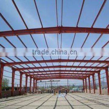 steel framed structure ceiling used in the factory