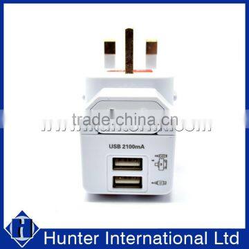 Multiple 2 USB Ports Universal Travel Charger