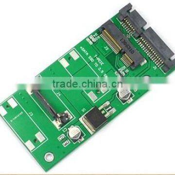 MSATA to SATA Converter Adapter PCI-E To 2.5" SATA II SSD Adapter PCI-E SSD to 2.5" SATA 22-Pin Converter Adapter