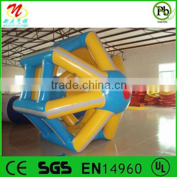 2014 cheap high quality decorative water wheel mini inflatable water wheel