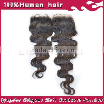 6A Peruvian Vietnamese Mongolian Virgin Hair Lace Closure 8-18inch Body Wave Natural Color Human Hair Closure