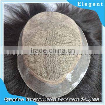 2015 new products top quality silk top human hair toupee wholesale