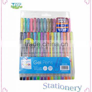 32 colours ink gel pen rainbow gel pen set color ink gel pen