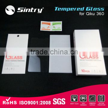 High permeability tempered glass anti explosion anti fingerprint coating screen protector for qiku 360 tempered glass