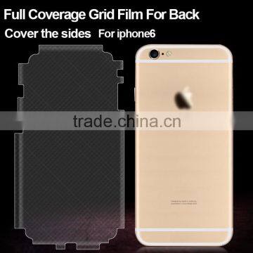 Mobile accessories grid anti slip screen protector for iphone 6 back new products