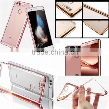 2016 New Electroplating TPU Case For Huawei P9 P9 plus P9 Lite