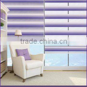 Gradient Folding Zebra Blinds Fabric Material Roller Blinds