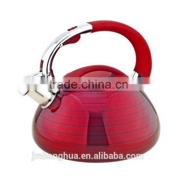 stainless steel electric whistling kettle