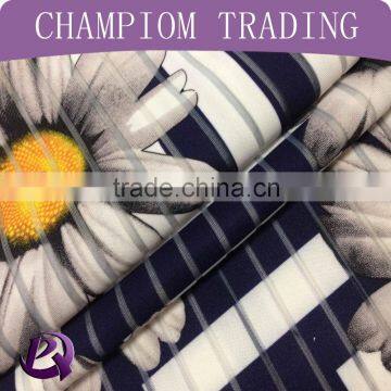 2015 china hot sale new product polyester prited fabric for dress