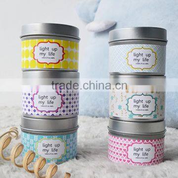 Aroma Travel Tin Candle With Custom Sticker in Metal Lid photo-6