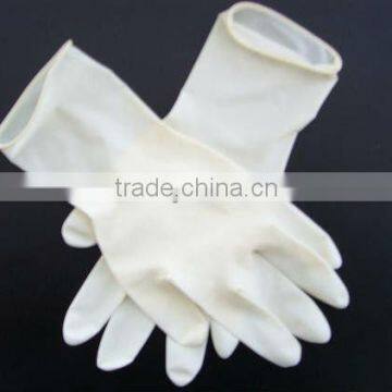 disposable latex examination surgical gloves powdered and powder free for medical