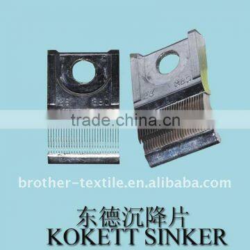 knitting needle KOKETT/TEXTIMA Sinker 18E 22E 28E 32E for warp knitting machine