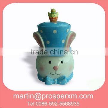 New Design Ceramic Animal Cookie Jar