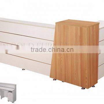 Wooden reception counter table design reception desk for hotel (SZ-RTB013)