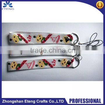 Customized fashional printing mobile phone strap