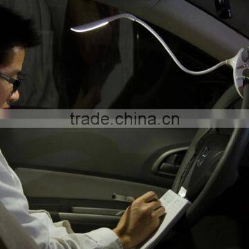 Gift JK-853C USB Power White Color LED Table Light Clips Reading Lights With Flexible Tube Desk Bed Lighting photo-3