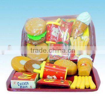 Simulation Plastic Mcdonald Food Play Set