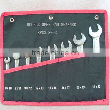 open end spanners set in bag