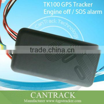 Vehicle gps tracker TK100 , with Remote voice monitoring,two way calling