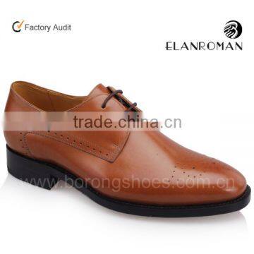 High quality 100% handmade leather oxford shoes men fashion dress shoes