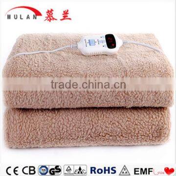 Portable Anti-Pilling Synthetic wool electric blanket