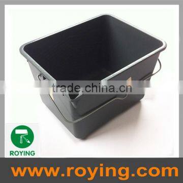 Square Plastic Paint Bucket Cement Bucket With Handle