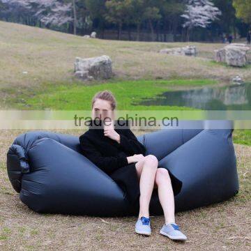 Nylon material high quality Hangout Instantly Inflatable Bean Bag