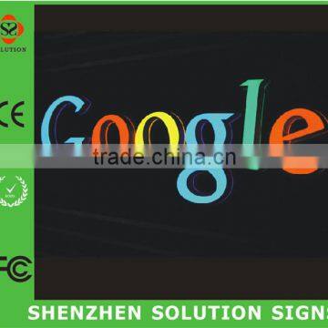 Front lit and back lit mini led sign board