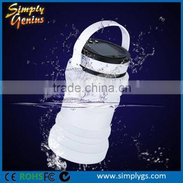 IP67 water resistant hand led solar hurricane lantern