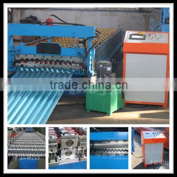 Customized Corrugate Roof Roll Forming Machine with PLC Automatic Control Cabinet