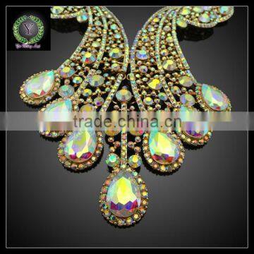 2016 New Arrival Handmade Crystal Jewelry Set Which for Wedding Jewelry Set Match Clothes KHK860 photo-3