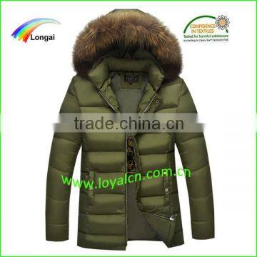 fashion warm men eider down jacket