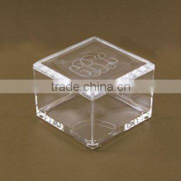 Clear Acrylic Bussiness Card Holder Box Plexiglass Playing Card Box photo-2