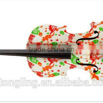 Violin With Carving Flower TL-1406 photo-2