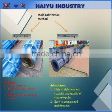 concrete pile /concrete pole making machine