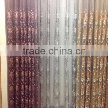 Super quality Best-Selling polyester embroidery curtain fabric