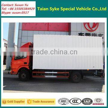 4x2 Dongfeng 120hp 6t Van Cargo Trucks From Chinese Manufacturer